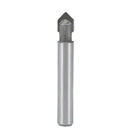 Router Bit 1/4 Shank 1/4 inch Dia 90 Degrees V Type End Mill, Carbide