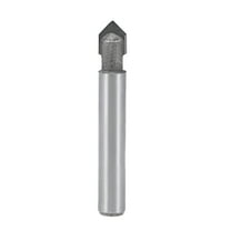 Router Bit 1/4 Shank 1/4 inch Dia 90 Degrees V Type End Mill, Carbide