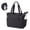 Black, variant on NexTone Bag Fits 2 to 6 Paddles, Quilted Pickle ball Tote Bags for Women and Men with Shoe Compartment and Fence Hook, Great Pickleball Gifts