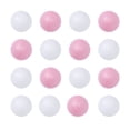 thumbnail image 1 of 100 bolas de plástico gruesas con forma de océano, divertidas olas para bebés y niños (rosa y blanco), 1 of 8