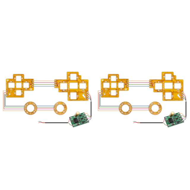 Modificación Del Juego LED Accesorios Piezas Reparación Tablero para El Controlador