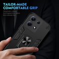 thumbnail image 5 of Compatible with Infinix Note 30 Pro Case,Compatible with Infinix Note 30 Pro Built-in bracket Car Magnetic Shockproof and anti-drop Phone Case Cover Blue, 5 of 5