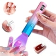 thumbnail image 6 of QenASHaing UV Nail Lamp, Handheld, Mini, Portable, Fast Drying, LED Display, Suitable for Home Use, Personal DIY, Gel Nails, Quick-Cure Gel Nail Polish, 6 of 7