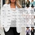 thumbnail image 3 of Purcolt Women's Stripes Blazer Dressy Casual Notched Lapel One Button Long Sleeve Boyfriend Jackets Suit Comfort Slim Fit Business Work Office Outerwear, 3 of 8