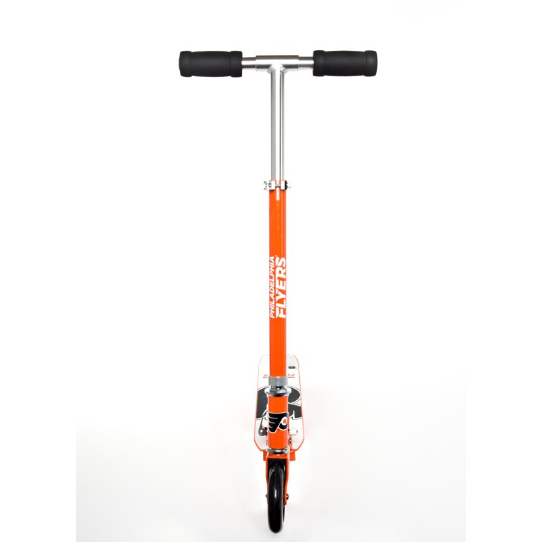 NHL Philadelphia Flyers Folding Kick Scooter for Kids Ages 5 and