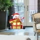 thumbnail image 2 of Decoración inflable del globo de Papá Noel Globo de la Navidad Decoración del globo del papel de aluminio, 2 of 7