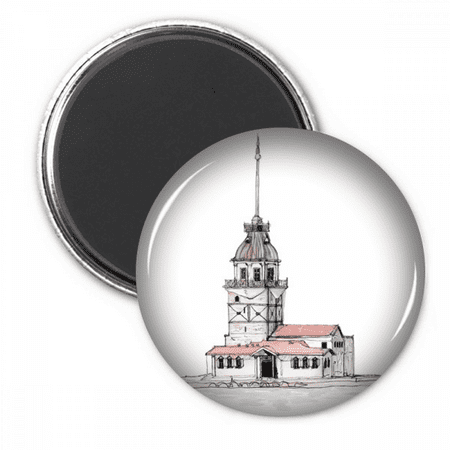 

s Tower in Istanbul Turkey Refrigerator Magnet Sticker Decoration Badge