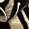 thumbnail image 4 of Home Dynamix Tribeca Fawn Abstract Area Rug, Black/Ivory, 26"x18', 4 of 5