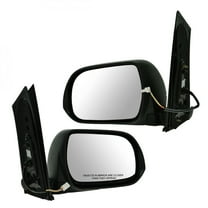 TRQ Side View Mirrors Power Textured Left & Right Pair Set for Toyota Sienna MRA04758