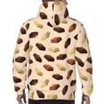 thumbnail image 5 of Hoodies for Men - Brown Beige Chocolate Print Long Sleeve Comfrt Men'S Fashion Hoodies & Sweatshirts, Sweatshirts for Men Hoodies Pullover Clothing Clothes with Pouch, 5 of 7