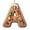 A, variant on 26 Letter Ornaments Christmas Tree Acrylic Initials Hanging Decoration Gingerbread Theme for Wedding Home Party Decor
