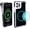 Black, variant on iHome Magnetic Silicone Velo Case, Lightweight, Shock-Absorbing, MagSafe Compatible, Fits iPhone 12/12 Pro, Grey