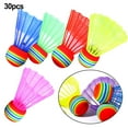 thumbnail image 4 of Mosiee Fun And Safe 30Pcs Sponge Shuttlecocks Ideal Badminton Balls For Children, 4 of 8