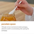 thumbnail image 2 of 5pcs White Porcelain Egg Spoons Ceramic Spoons Coffee Spoon Dessert Spoon Mocha Dip Serving Spoon, 2 of 5