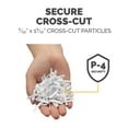 thumbnail image 3 of Fellowes Powershred 12 Sheet Cross-Cut Paper Home Office Paper Shredder, 19.50" H x 9.69" W x 13.44" D, 3 of 9
