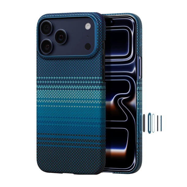 Funda para Celular pitaka iPhone 17 Pro 6.3" Fibra de Aramida