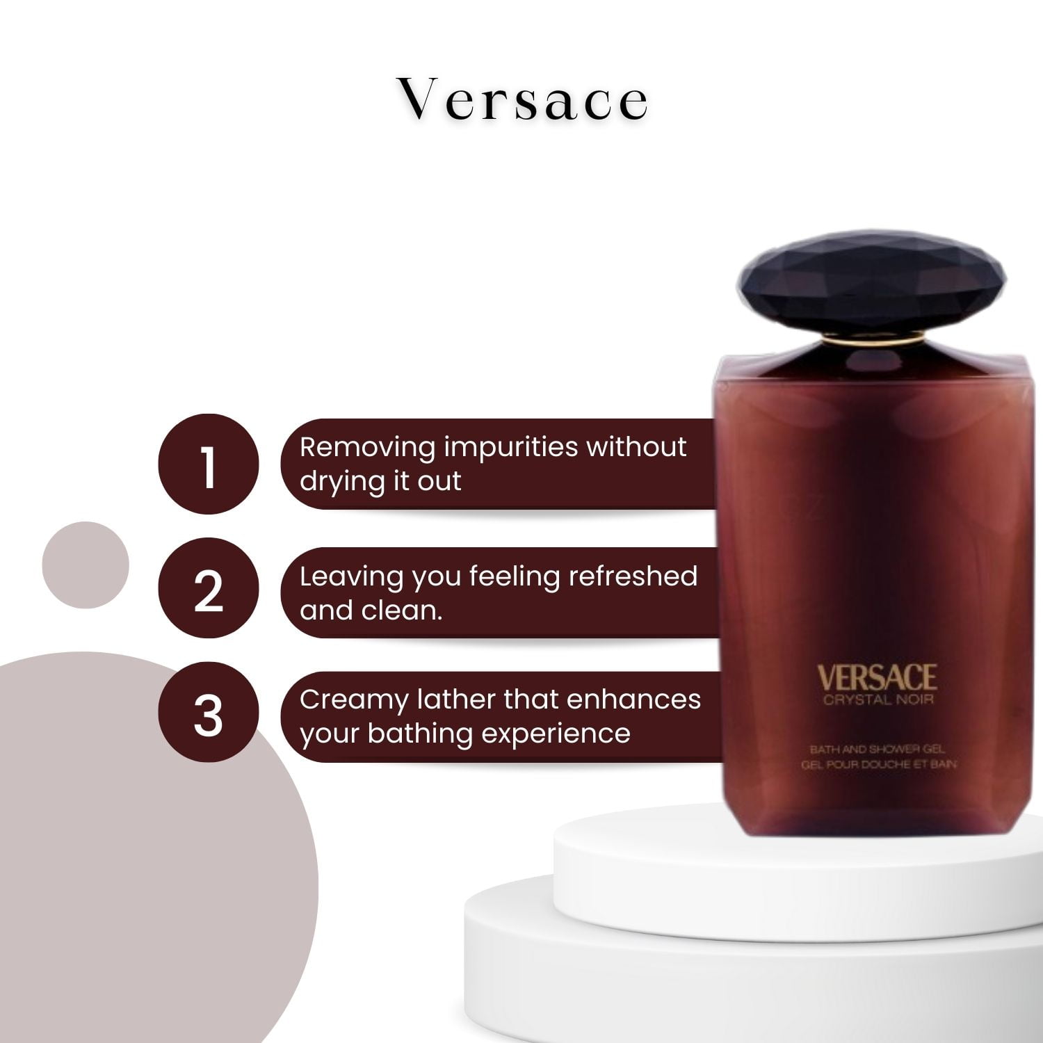 Versace crystal noir discount body lotion 200ml