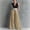 Khaki, variant on Women's Pleated High Waist Wide Leg Pants – Rhinestone Buckle Belt, Side Pocket, Solid Color Summer Work Bottoms Yellow,L