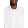 thumbnail image 4 of George Men's Long Sleeve Poplin Button-Up Shirt, 4 of 5