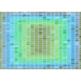 thumbnail image 1 of Ahgly Company Machine Washable Indoor Rectangle Transitional Turquoise Green Area Rugs, 8' x 12', 1 of 7