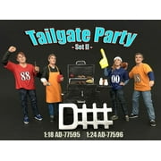 AMERICAN DIORAMA 1:18 TAILGATE PARTY SET II 4 FIGURES AD-77595