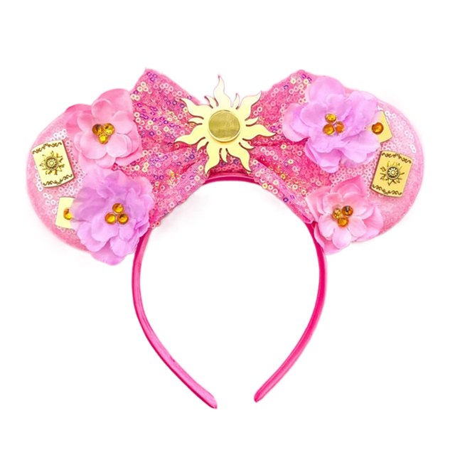 Diademas con orejas de Mickey Mouse para niña y mujer, accesorios para el cabello para fiesta de carnaval, Festival de Halloween