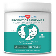 Coco and Luna Probiotics and Enzymes for Dogs and Cats - Powder 4oz