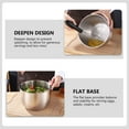 thumbnail image 4 of Cream Basin Nesting Serving Bowls Cereal Go Food Containers Lids Baking Pan Metal Salad, 4 of 6