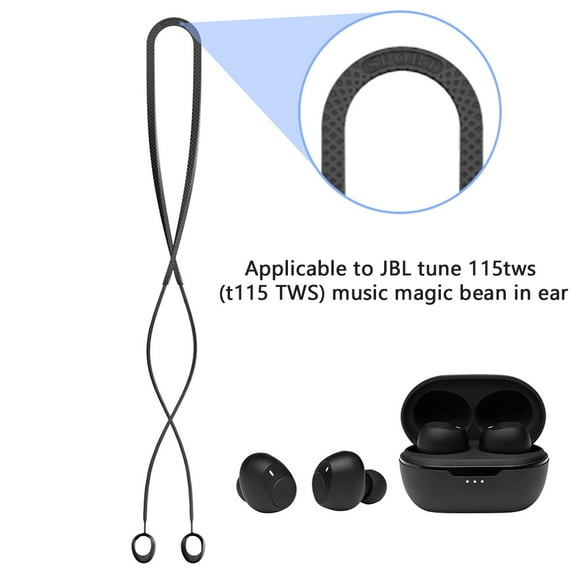 Peggybuy Wireless Earphone Anti-Lost Cord Headphone Strap Waterproof for JBL TUNE 115TWS