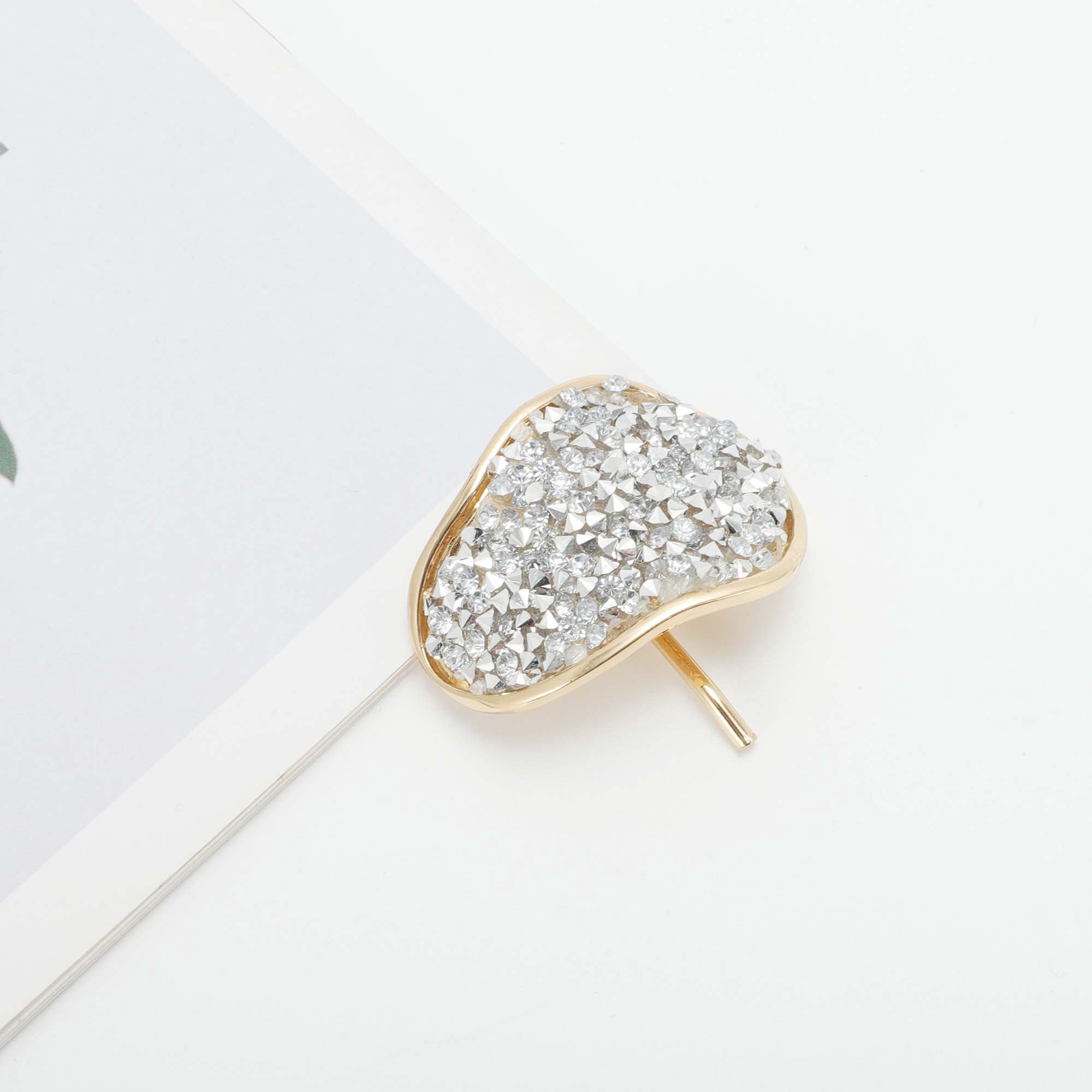 Unique Bargains Rhinestone Cloud-shaped Ponytail Buckle Hair Clip [Cloud-shaped]