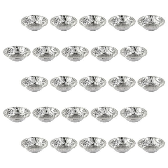 GAXIRE 300pcs Small Round Foil Pie Pans and Tart Trays for Baking, Disposable Aluminum Pie Dishes for Cooking