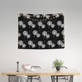 thumbnail image 2 of Kdxio White Flower Dandelion Wall Hanging Tapestries Banner For Bedroom College Dorm Home Living Room Party Decor 29X37 In, 2 of 8