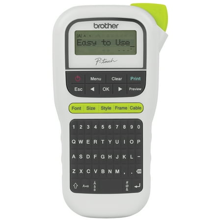 brother touch pth110 maker portable label easy qwerty lightweight keyboard keys