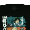 thumbnail image 3 of My Hero Academia Men's T-Shirt Stacked Character Scenes Graphic Print Adult Tee, 3 of 5