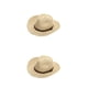 thumbnail image 3 of Sombrero de paja Sonducket Stay Cool In Sun con sombrero plegable de ala ancha Mix beige METRO 58cm 2piezas, 3 of 6