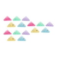 thumbnail image 1 of Clips de Papier Triangulaires Colorés, 15pcs, Clips de Papier Triangulaires Testés Professionnellement, 1 of 14