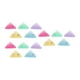thumbnail image 1 of 15 clips de papel triangulares con protección de esquinas de 90 grados, duraderos, de PET, de colores muy utilizados para archivos, 1 of 15