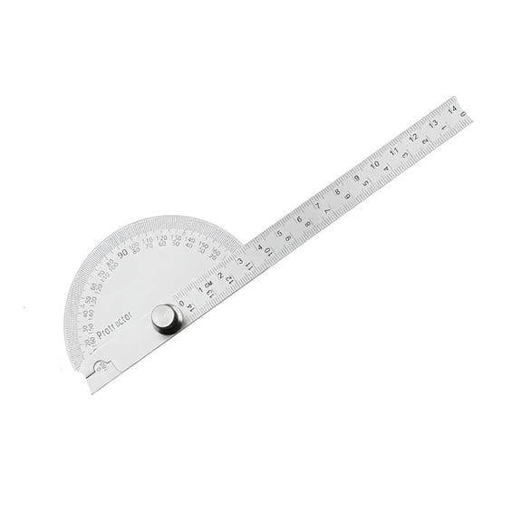 180 Degree Guage Goniometer Angle Meter Measure Protractor Ruler Metal Finder Stainless ,Water-Proof & Dust Resistant