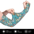 thumbnail image 3 of Goofa Cute Conch Pattern UV Sun Protection Arm Sleeves, UPF 50 Sports Cooling Arm Compression Sleeves for Men Women Teenager, 3 of 8