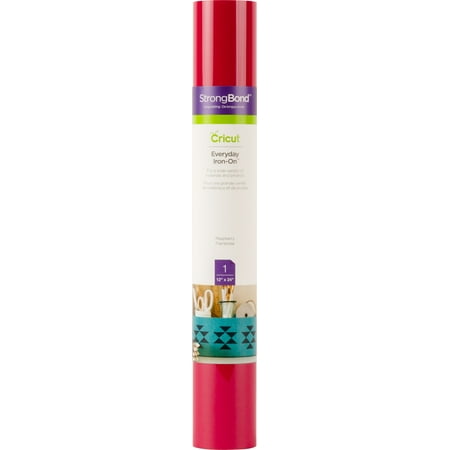 cricut everyday iron on vinyl 12x24 raspberry walmart