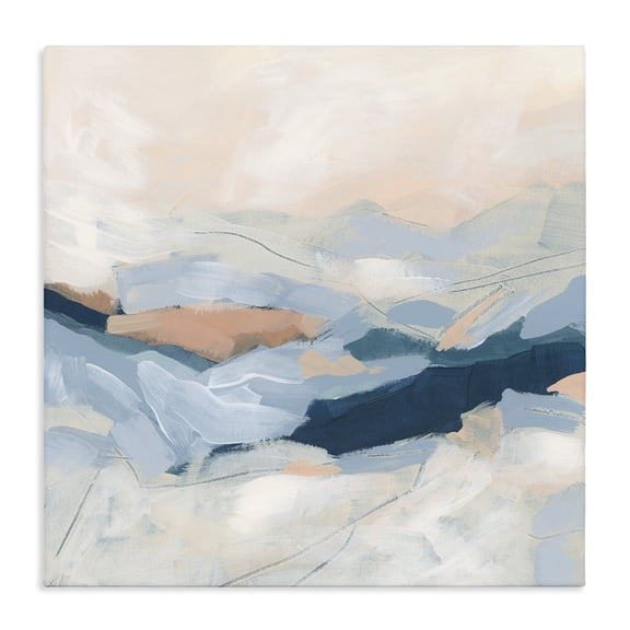 Stupell Industries Contemporary Abstract Mountain Sunset Scene Canvas Art, 30 x 30, by June Erica Vess