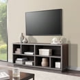 thumbnail image 2 of Evelyn&Zoe Bowman Rectangular TV Stand for TV's up to 65", Burnished Oak, 2 of 7