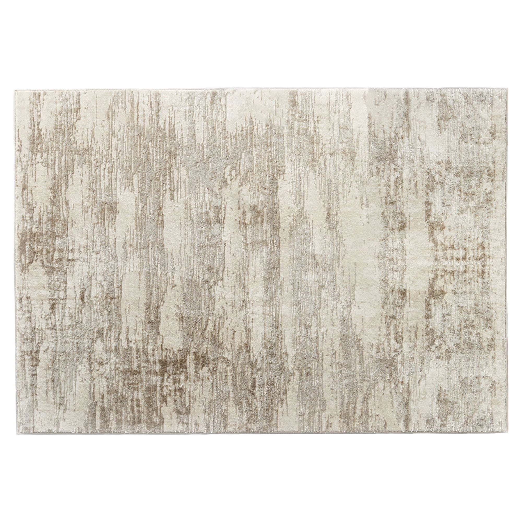 Better Homes & Gardens High Low Modern Ivory Abstract Area Rug,&nbsp;8' x 10'