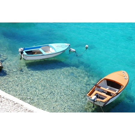 Coast Port - Canvas Print Water Haven Boats Ship Boat Bay Sea Port Coast Stretched Canvas 10 x 14