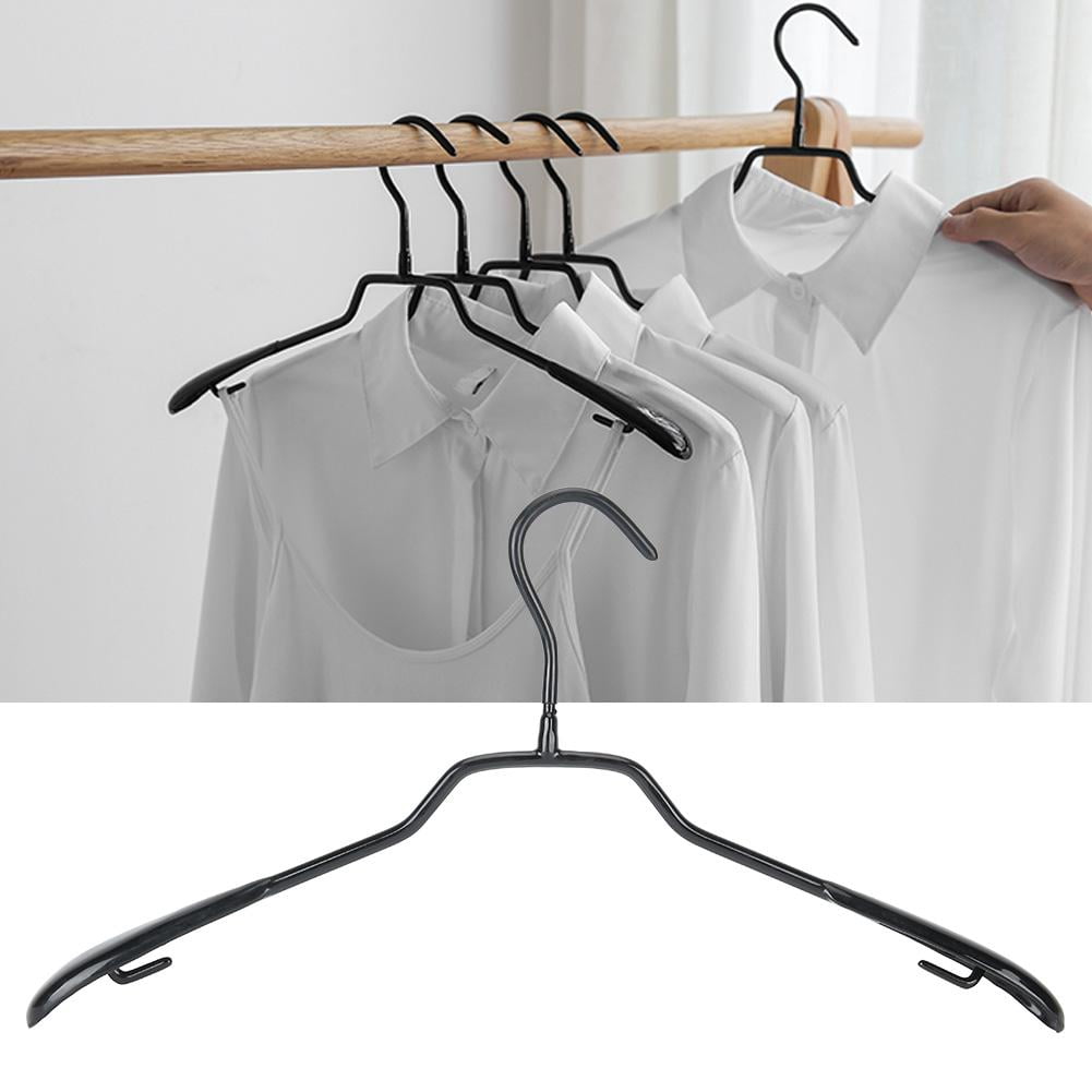 OTVIAP Suit Hanger,5PCS Simple Plastic Dipping Clothes Hanger Nonslip