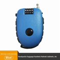 thumbnail image 1 of Anti-Theft 4-Digit Password Lock with Extendable Steel Cable - Versatile Security Solution for Motorcycle Helmets, Electric Bikes & Luggage, Durable Construction, Secure Fixation, Blue (Model C32), 1 of 6