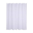 thumbnail image 2 of Shower Curtain, White Polyester Shower Curtain, Modern Minimalist Plain Color PEVA Shower Curtain Hotel Bathroom Curtain Door Curtain Partition Peva, 2 of 6