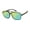 Matte Grey, variant on Men's R1524 Pebbled UV400 Protective Rectangular Fashion Sunglasses, 60mm