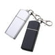 thumbnail image 3 of Cenicero portátil de 2 piezas para exteriores, cenicero de bolsillo con tapa y llavero para viajes (negro/plateado)., 3 of 3