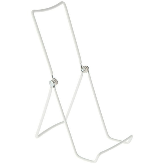 Gibson Holders 6AC Adjustable White Wire Display Easel, 3.5" W x 4.5" D x 9.25" H, Pack of 2